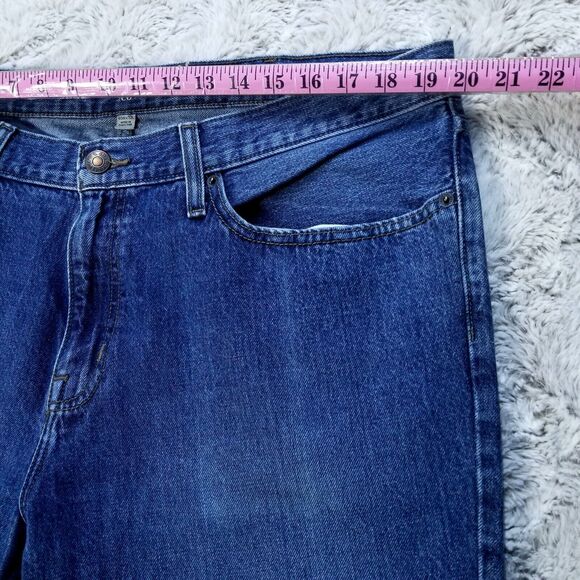 Goodfellow Co Jeans Mens 40x32 Blue Regular Straight Dark Wash American Denim - Picture 3 of 13